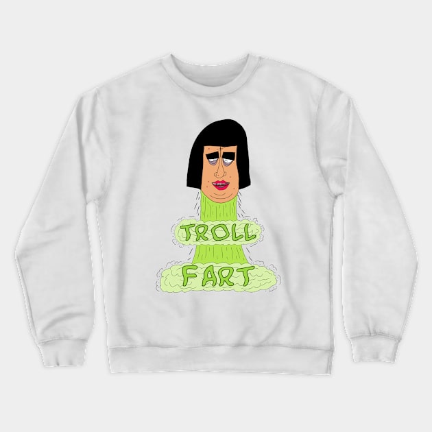 TROLL FART Crewneck Sweatshirt by HacknStack